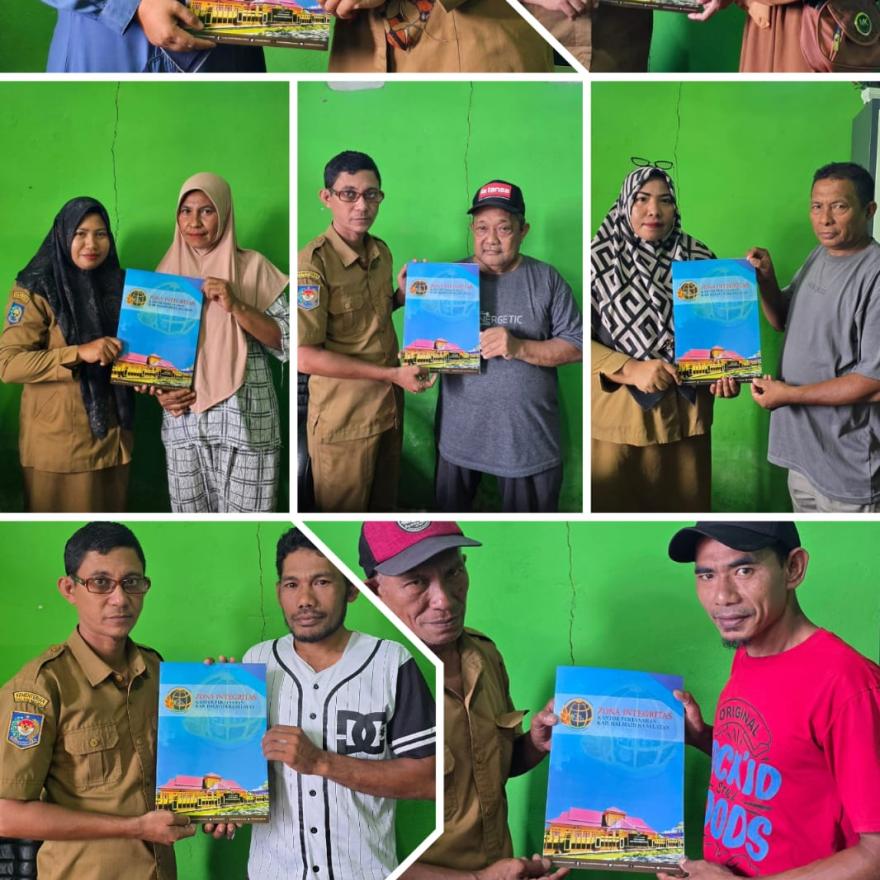 18 KK Warga Amasing Kota Utara Terima Sertifikat Rumah Gratis, Kades Apresiasi Disperindagkop & BPN 