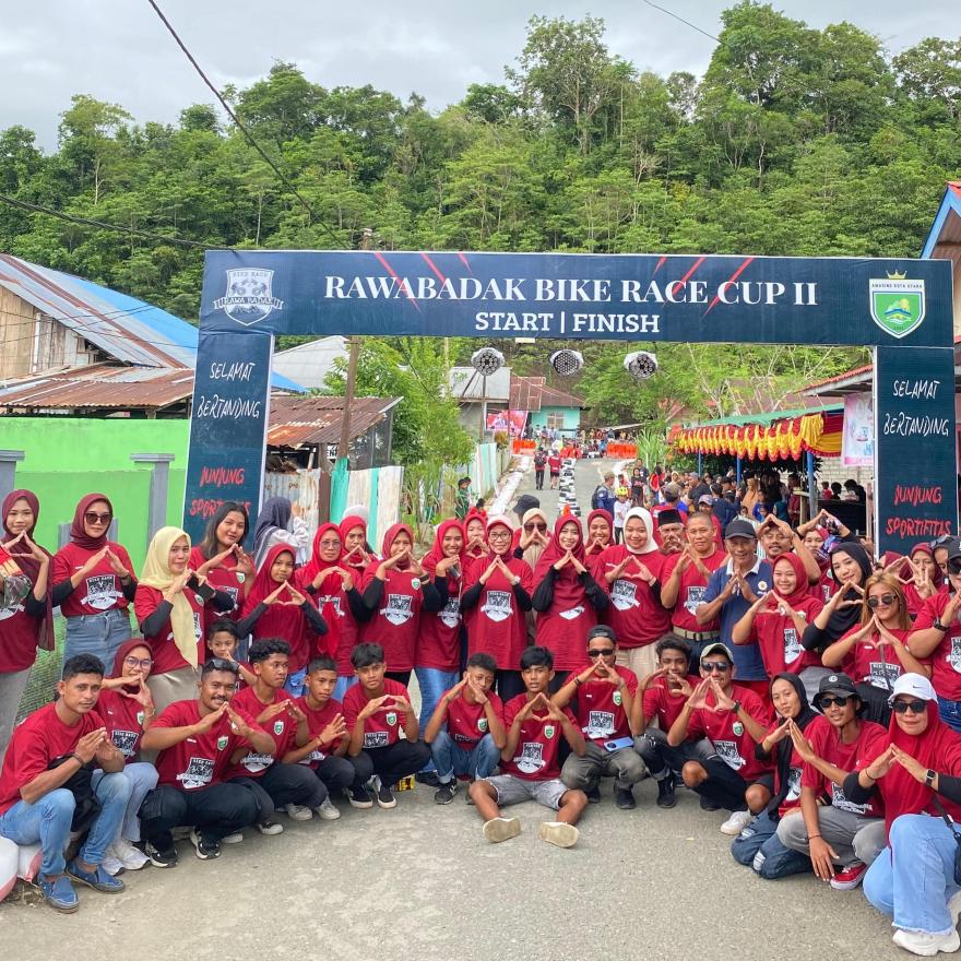 Pembukaan Rawabadak Bike Race Ke-II Resmi Dibuka Oleh Ibu Bupati